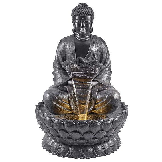 Serenity Extra Large Buddha on a Lotus Flower Water Feature